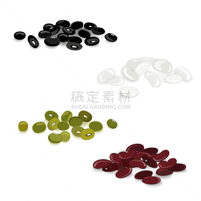 多样,豆科植物,干的,肾,农业,蔬菜,素食,配方,食品,布置
