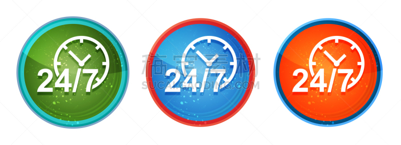 钟,计算机图标,绘画插图,抽象,圆形,24,按钮,数字7,数字化显示,布置