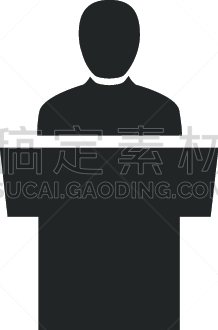 男人,指挥台,商务,经理,发言人,一个物体,背景分离,简单,候选人,剪贴画
