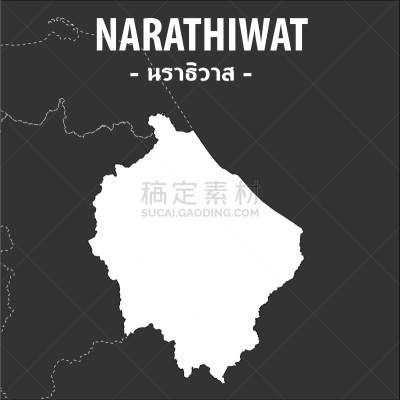 泰国,陶公,查济,边界,图表,城市,方向,南