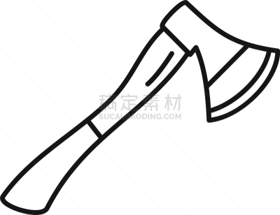 斧,轮廓,计算机图标,工具,高雅,现代,建筑业,复古
