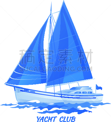 有帆船,图标,青绿色,分离着色,轮廓,创造力,帆,图像,休闲,航海