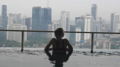 对照厨房景观