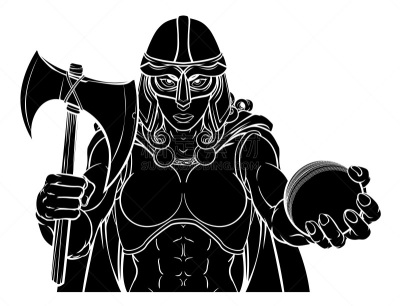 勇士,特洛伊木马,侍从,女人,板球运动员,维京人,凯尔特风格,运动,球,背景分离