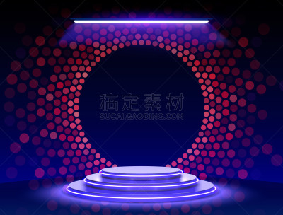颁奖典礼,舞台,指挥台,都市风光,蓝色背景,事件,空的,底座,流行音乐会
