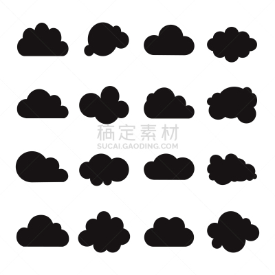 形状,云,矢量,计算机设备,气候,寒冷,土耳其,云景,收集,沟通
