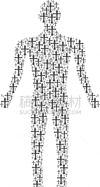 男人,十字形,人,多样,性格