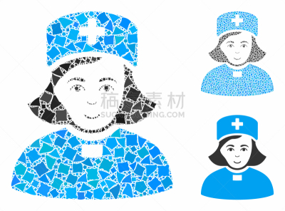 图标,护士,一个物体,门诊部,女人,传教士,构图