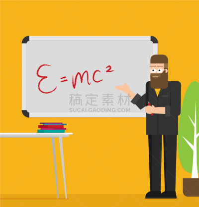 黑板,教师,扁平化设计,成年的,职业,讲师,人,男人,组物体,表演
