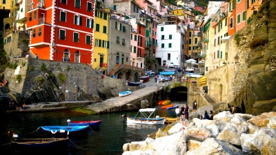 Riomaggiore，Cinque Terre，意大利
