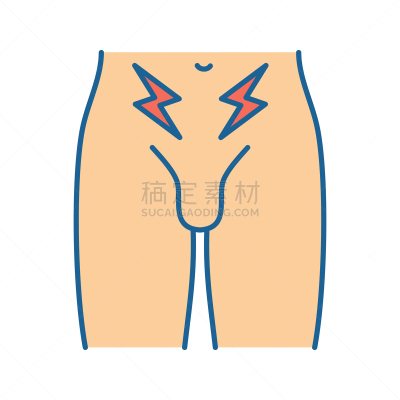 计算机图标,彩色图片,前列腺癌,有序,健康保健,背景分离,药,癌症,睾丸,疝