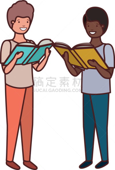 男孩,书,学生,手,世界读书日,书店,儿童,童年,草图,读书