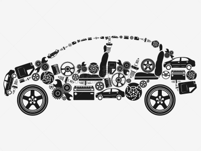 汽车,机动车,概念,计算机图标,代表,教育科目,部分,一个物体,车轮,背景分离