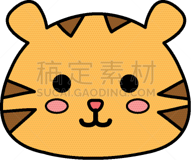 毛绒玩具,虎,分离着色,可爱的,自然,图像,小的,性格,动物,收集