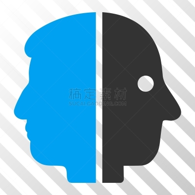 似人脸,计算机图标,顾客,矢量,人,符号,杰纳斯,图像,金融