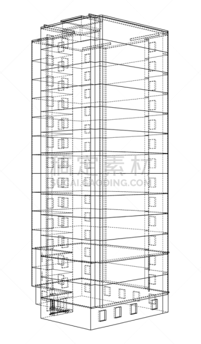 矢量,线框模型,建筑业,线条,蓝图,三维图形,草图,绘画插图,建筑