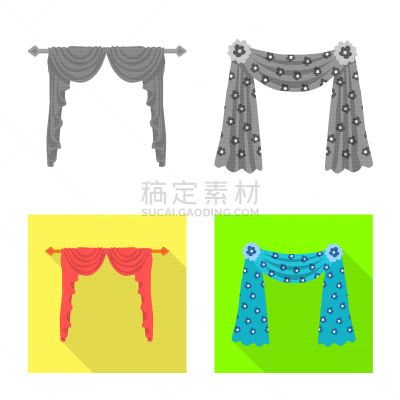 窗帘,符号,分离着色,红色,高雅,房屋,百叶帘,纺织品,镂空花边,收集