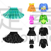时尚,分离着色,外衣,图标,人造物,可爱的,无尾礼服,公主,小的,儿童