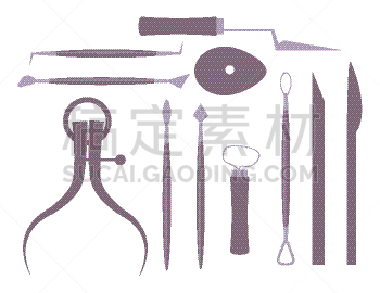 多样,乐器,工具,艺术,分离着色,白色,创造力,概念,技术,教育