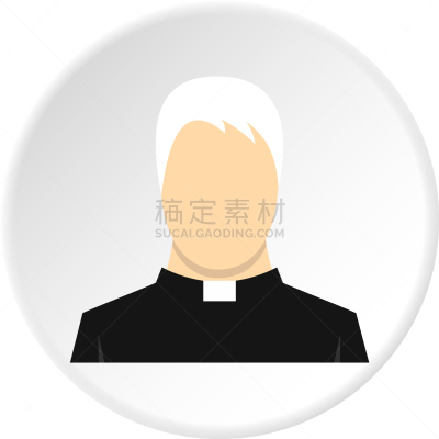 神父,圆形,图标,白色,人,父亲,传教士