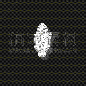 蔬菜,甜玉米,分离着色,健康食物,农业,谷物,清新,食品,植物群,成分