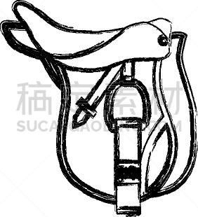 设备用品,分离着色,白色,人,运动,图像,种马,椅子,骑马