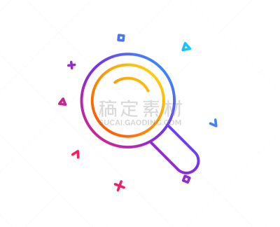 标志,放大镜,线图标,符号,几何形状,搜寻,渴望,联系,行动,设计