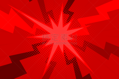 背景,波普风,卡通,红色,阳光光束,漫画,对话气泡框,噪声,空的,边框