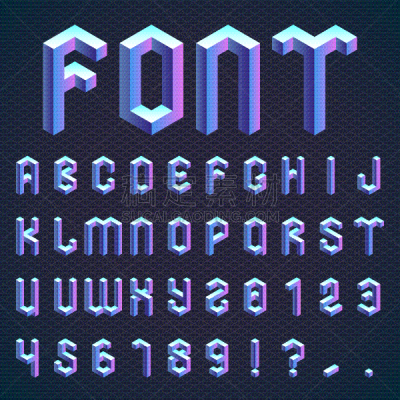 字母,数字,几何形状,字母表次序,紫色,图像,现代,性格,矢量,设计