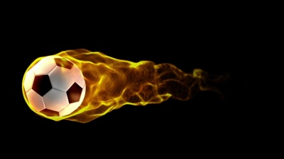火热的Soccerball背景