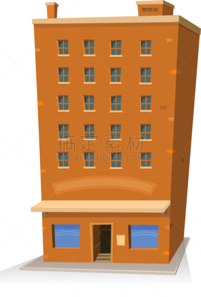 商店,建筑业,漫画,公寓,房屋,摩天大楼,食品杂货,图像,酒店,矢量