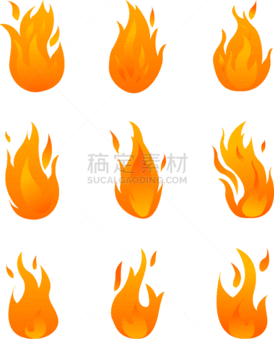 火焰,与众不同,山,白色,热,红色,热情,大篝火,布置,收集