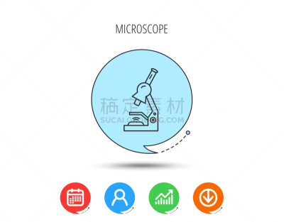 健康保健,显微镜,图标,实验室设备,生物学,直的,技术,图像,教育