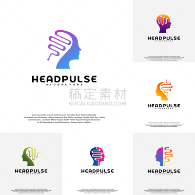 品牌名称,豆科植物,智慧,人的头部,商务,健康保健,技术,模板,收集,思考