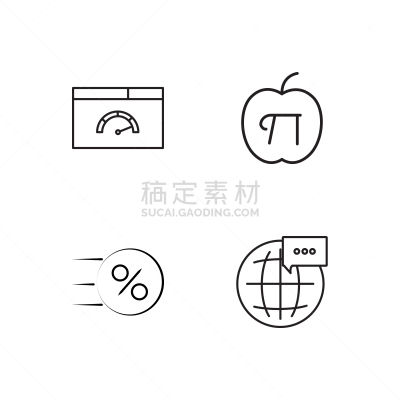 商务,轮廓,简单,符号,传媒,百分比号,计算机,清新,布置