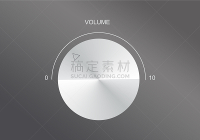 音量旋钮,按钮,金属质感,金属,铬合金,工业,图像,矢量,联系