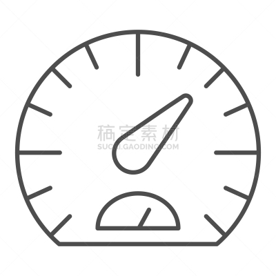 汽车,细的,速度计,绘画插图,白色,轮廓,矢量,移动应用程序,数字10,设计