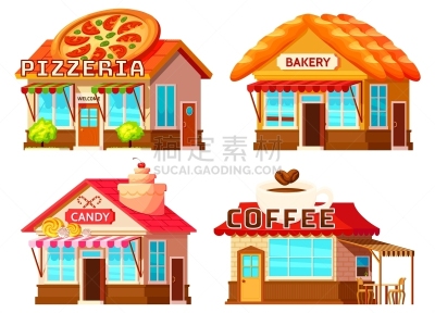 橱窗展示,商店,非都市风光,建筑外部,外立面,房屋,蛋糕,城镇,食品,布置