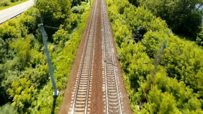 铁路鸟瞰