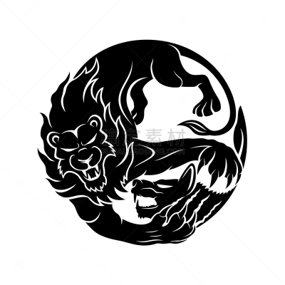 鬣狗,狮子,野生动物,哺乳纲,动物,装饰物,尖牙,品牌名称,矢量