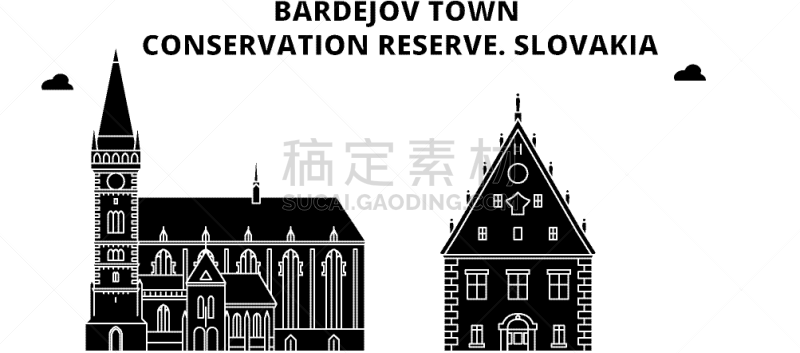 巴尔代约夫,城镇,斯洛伐克,国内著名景点,人行道,夏天,户外,建筑,城市