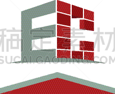 商务,建筑业,中世纪花饰字母,品牌名称,公寓,几何形状,字母,房屋,砖,信函