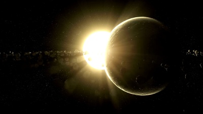 岩石行星月食