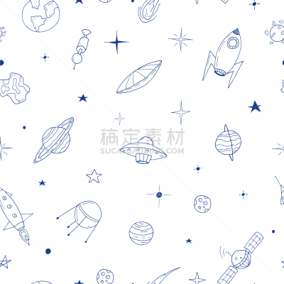 乱画,时尚,太空,式样,太空交通工具,空间站,华丽的,壁纸,不明飞行物,四方连续纹样
