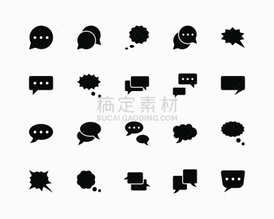 计算机图标,对话气泡框,固体,高雅,空的,计算机,社会化网络,博客,技术,阴影