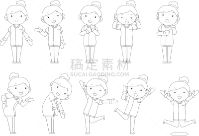 可爱的,轮廓,女性,注视镜头,惊骇,一个人,引座员,除痣,女人,酒店服务台