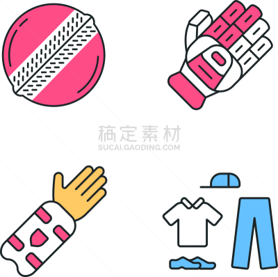 运动,户外,保护工作服,矢量,彩色图片,板球运动员,绘画插图,计算机图标,奖杯