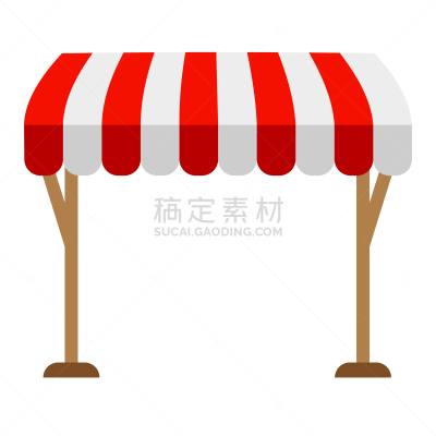 遮阳篷,白色背景,白色,红色,木制,条纹,天气,建筑业,建筑,零售