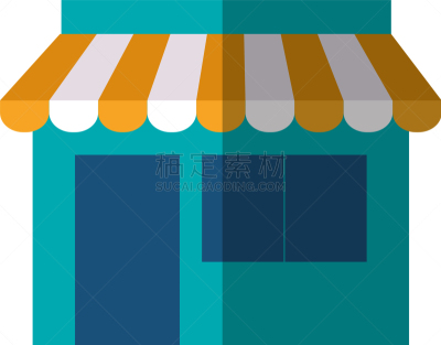 商店,图标,商务,业主,建筑外部,外立面,清新,概念,城镇,建造