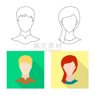 标志,专业人员,分离着色,假发,男人,肖像,女人,性格,摄影,收集